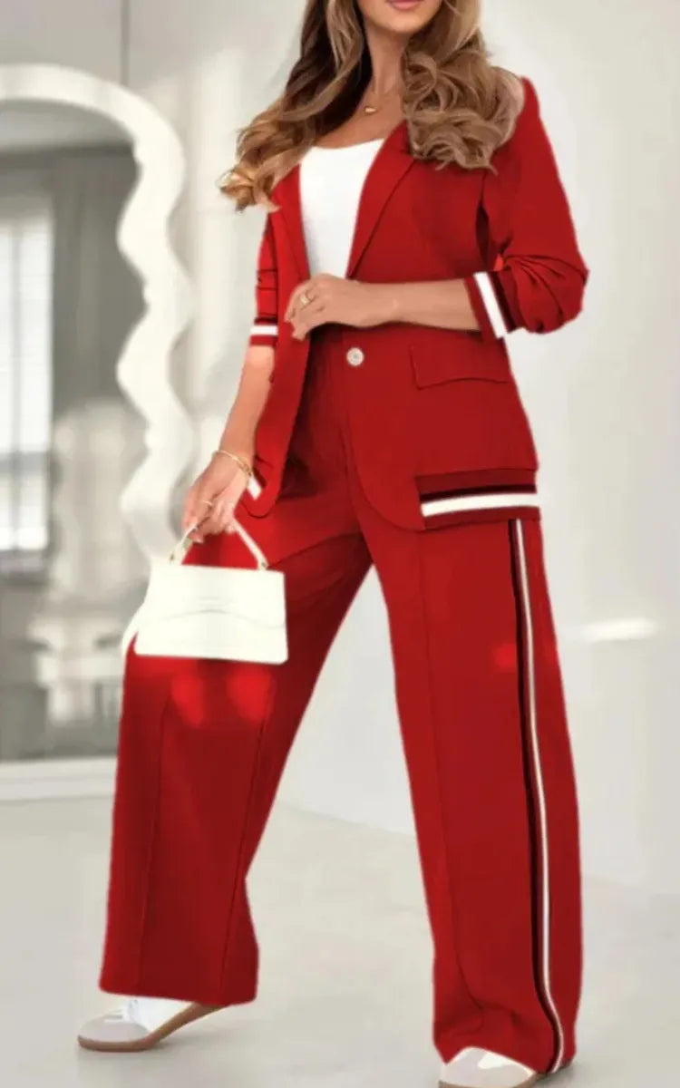 Conjunto Feminino Casaquinho e Calça Luiza