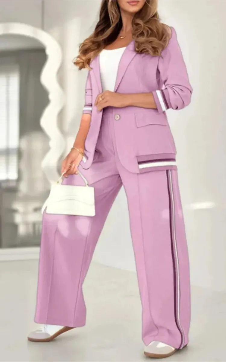 Conjunto Feminino Casaquinho e Calça Luiza